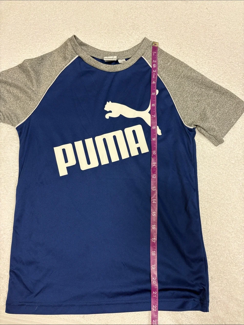 Puma Kids' lot Tanks & Tee Bundle - Blue, Red, Black, Navy size 10